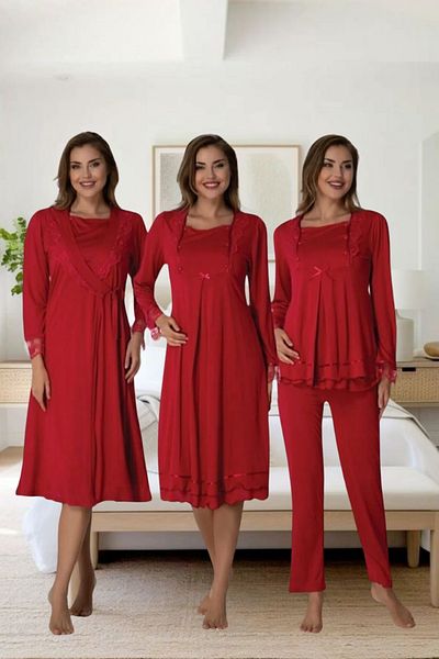 Effortt Elegant Organic Maternity and Maternity Nightgown Set - Effortt