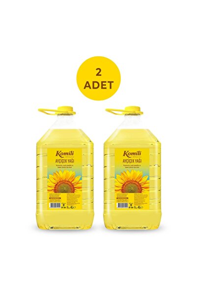 Komili KOMİLİ AYÇİÇEK YAĞI 4 LT PET ( Dar Ağız) * 2 ADET