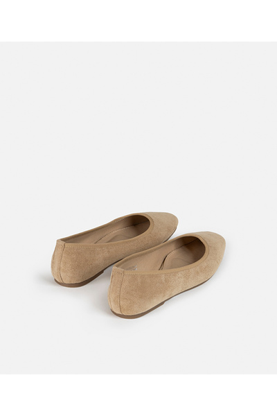 İpekyol Süet dokulu minimal babet