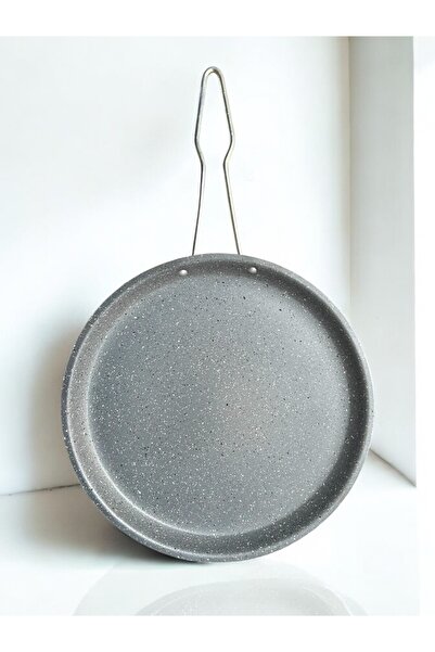 Gökdil Cantef Fireproof Non-Stick 32 Cm Granite Fish Pan Metal