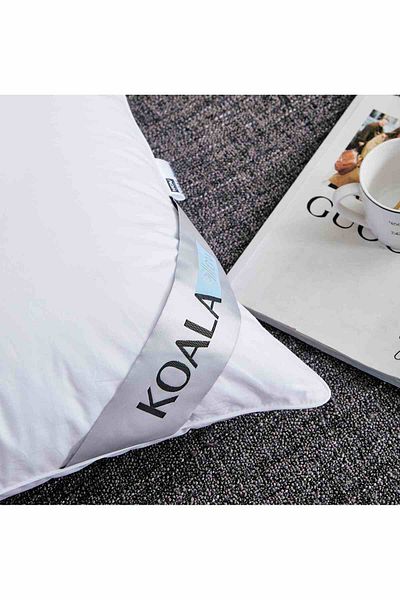 Alhabib bedding وسادة كوالا الفندقية بديل الريش سماكة متوسطة