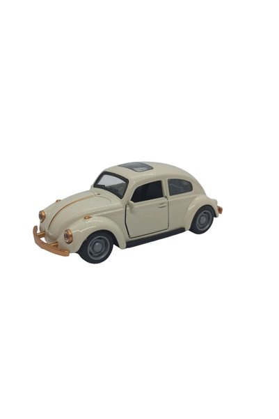 Daily Bazaar Metal Woswos Figure Pull and Drop Toy Car (Cream)