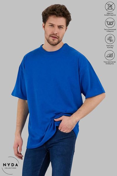 Nyda Collections Unisex Crew Neck Attack on Titan εμπριμέ βαμβακερό κοντομάνικο μπλουζάκι