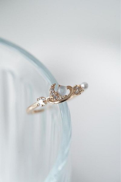 AŞIK ACCESSORIES Adjustable Minimal Saturn Ring
