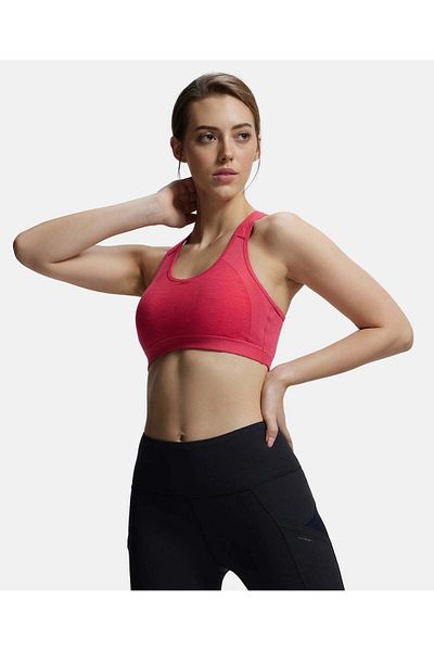 JOCKEY Power Back Padded Active Bra 1380-01 Pnk