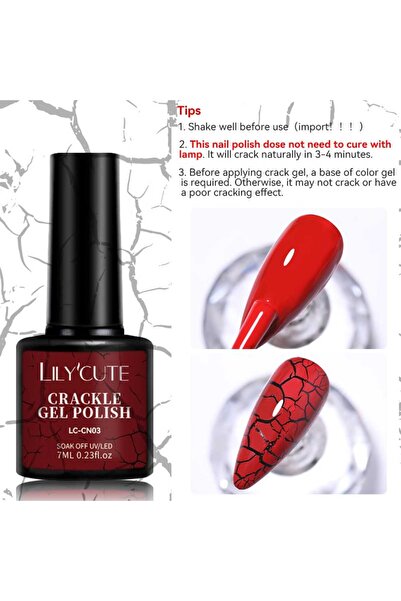 LilyCute LILY'CUTE 7ML ÇATLAYAN OJE