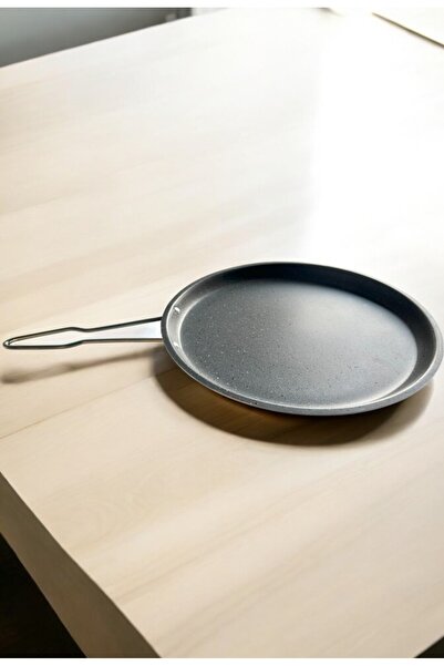 Gökdil Cantef Fireproof Non-Stick 32 Cm Granite Fish Pan Metal