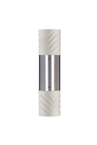 Elemental Kitchen مطحنة ملح وفلفل من الفولاذ المقاوم للصدأ بآلية سيراميك مزدو...