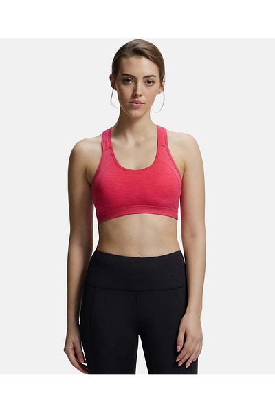JOCKEY Power Back Padded Active Bra 1380-01 Pnk