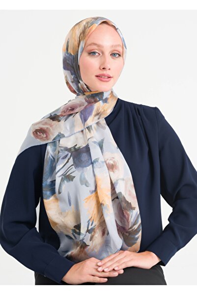 Armağan 7242 Модель Шовковий шарф з шифону - V8 Крій