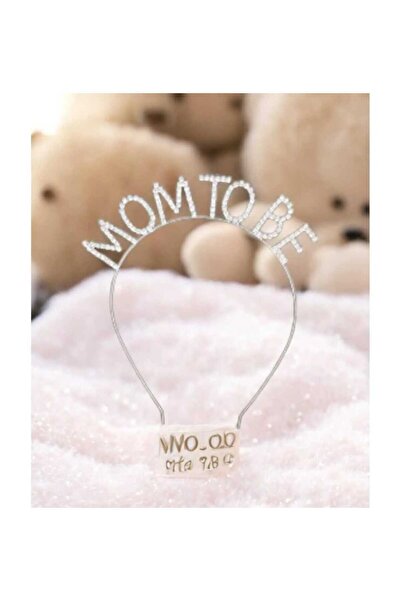 Zanora لقد أصبحت أمًا تاجًا أمي لتكون تاجًا للحمل مرصعًا بأحجار الكريستال والفضة