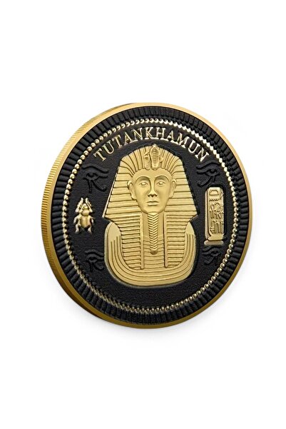 Solfera Antik Mısır Tutankhamun 2.Elisabeth Solomon Metal Hatıra Şans Parası Coin CP014