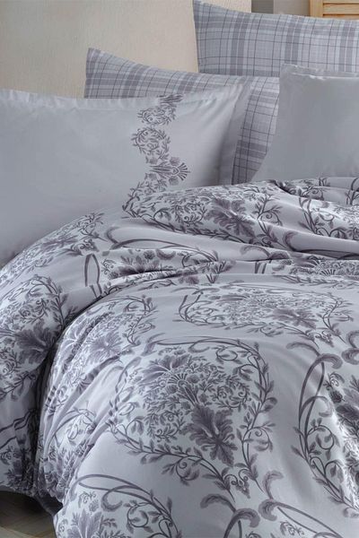Clasy Olinda Lilac Single 100% Cotton Quilt Set 155*215 cm