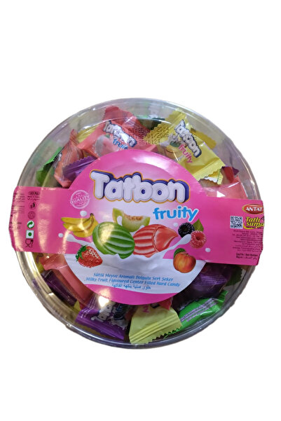 ANTAT Tatbon Fruity Sütlü Meyveli Dolgulu Sert Şeker 900 G Paket