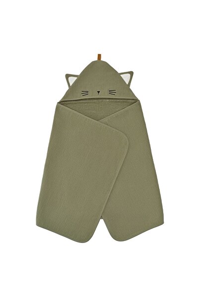 IKEA منشفة استحمام للأطفال، أخضر، 60x125 سم