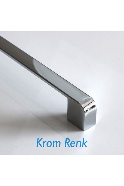 Badem10 Gölcük Oval (224 MM) Metal Cromat Mobilier Bucătărie Sertar Dulap Mâner Dulap Mâner Mâner 10 buc
