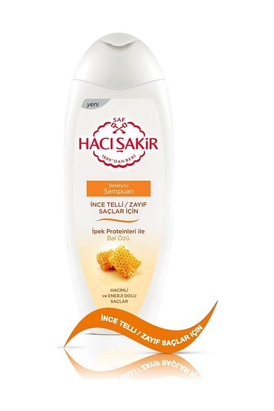 Hacı Şakir Shampoo Honey Extract 2 in 1 500 ml