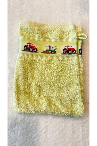 Alinna 100% Cotton Baby Bath Scrub - Cute Character Kids Bath Life