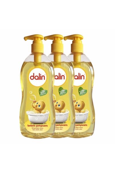 Dalin Shampoo Classic 98% Organic Content 3 X 900 Ml
