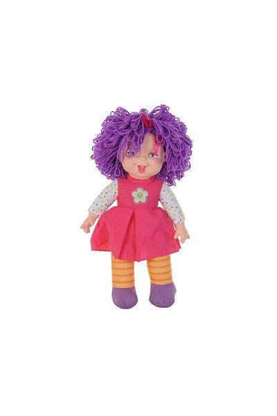 hak-iş oyuncak Purple Rainbow Patterned Baby - Cabbage Hair, Filling Baby 45 cm