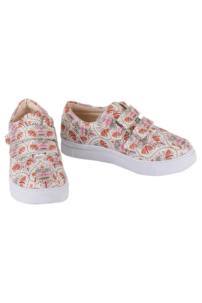 NOOSY Printed Butterfly Design Unisex Kids Sneakers