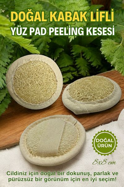 EM AMANOS BEAUTY Natural Pumpkin Fiber Facial Peeling Scrub - Anti Blackhead, Acne and Wrinkle