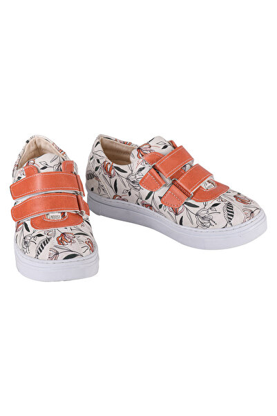 NOOSY Printed Flower Design Unisex Kids Sneakers