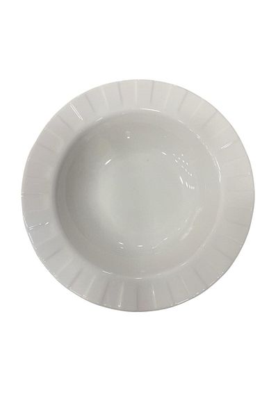 Farika Porselen 19cm 6 Pieces Emerald Lean Pit Dinner Plate Set - Bpa Free Modern Porcelain