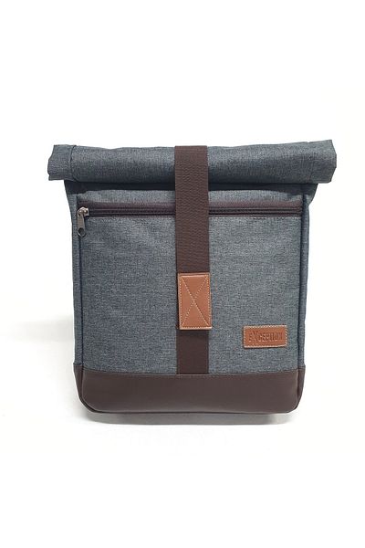Dadacuq Τύπος κυλίνδρου Unisex - Επεκτάσιμο επιπλέον διαμέρισμα, φορητός υπολογιστής 13,3 και 14 ιντσών και χαρτοφύλακας