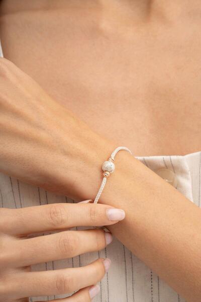 Sümer Telkari Kazaziye İşlemeli Elişi Rose Dorika 1000 Ayar Gümüş Bileklik 4400