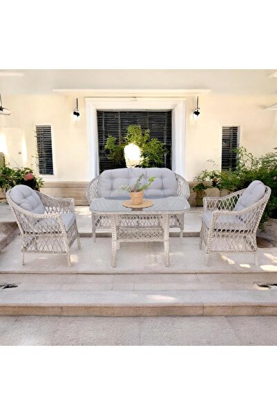 ReHome Eterna X | Rehome İkili Rattan Bahçe Oturma Grubu | 707
