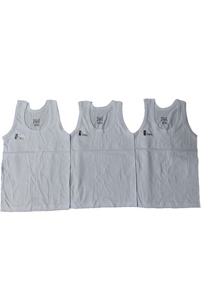 Pardon White 6 Boys' Undershirt