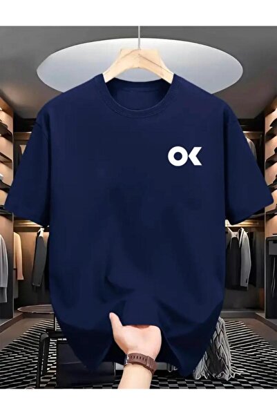 Medinenur Ok Tekst Štampano Osnovni T-shirt