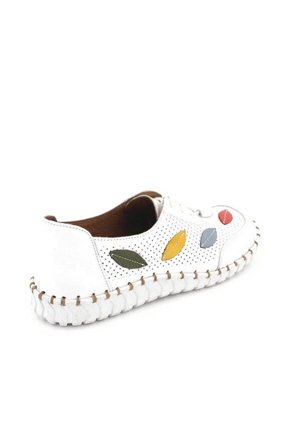 Venüs Women's Comfort Leather Shoes White 2010709Y
