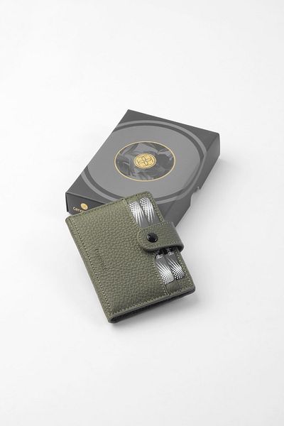CENGİZ PAKEL Γνήσιο κουτί Unisex Super Slim Γνήσιο Δερμάτινο Λεπτό Μοντέλο Θήκη Κάρτας