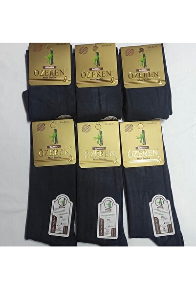 Özeren Çorap Bambu Erkek Çorap Parfümlü Yıkamalı 6 Çift
