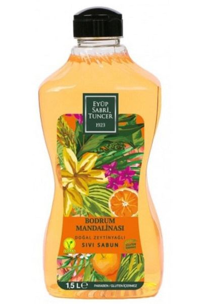 Eyüp Sabri Tuncer Bodrum Tangerine Natural Olive Oil Liquid Soap 1.5 ml