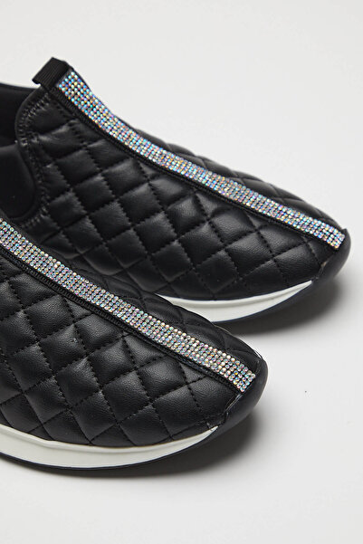 MELSU Pantofi negri Bernard pentru damă - Pantofi sport cu talpă ușoară