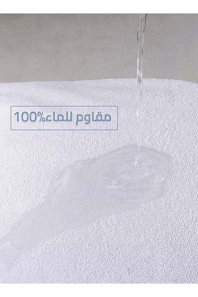 soufa dibaj 1 Piece | Cotton Waterproof Pillow Protector 100% Soft Cotton Queen Size Pillows Case Cover 75x50 cm