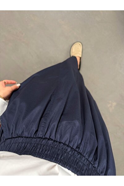 nizzell Жіноча спідниця з попліну з кишенями та еластичним поясом