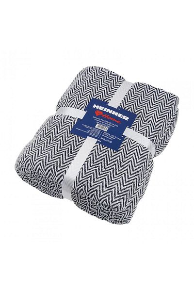 Heinner Home Throw 200x220 cm-ZAG Black