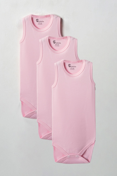 CemBebe (3 Adet) Büyük Boy Çocuk Çıtçıtlı Body 2-3-4-5-6-7-8-9-10-11-12 Yaş Ç...