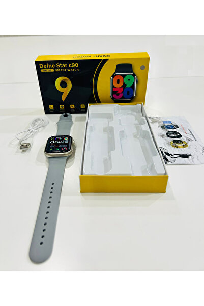 Defne Star Akıllı Saat bluetooth lu Tüm Telefonlarla Uyumlu   2.19 inç 150Mah AW13L