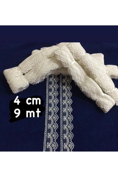 Butik Güpür dar bant tül dokuma desen top 9 metre imza tekstil havlu masa ört...