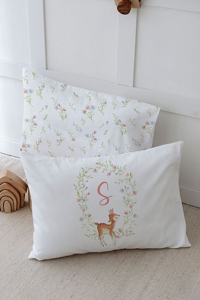 Tuğba Kuğu 2 Pillow Cases (50X70) Little Deer Series - Letter S