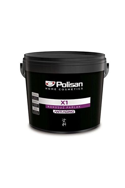 Polisan Ahşap&metal Boyası-su Bazlı-x1 Antiaging-kokusuz-parlak 2,5litre(3,20KG.)-yeni Kırk Beyaz