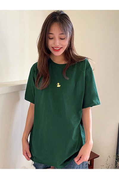 ALİKA Tricou oversize cu imprimeu Nefti Penguin pentru femei