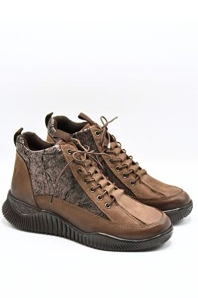 Venüs Kadın Comfort Nubuk Bot Vizon 1953837K