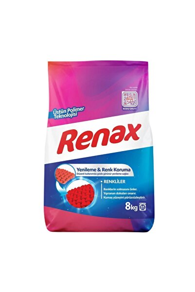 RENAX Renkliler Toz Çamaşır Deterjanı 8 Kg