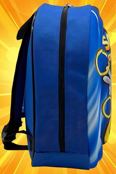 Uniquerrs Rucsac Sonic pentru copii de 3-6 ani pentru grădiniță - țesătură Eva în relief 5D